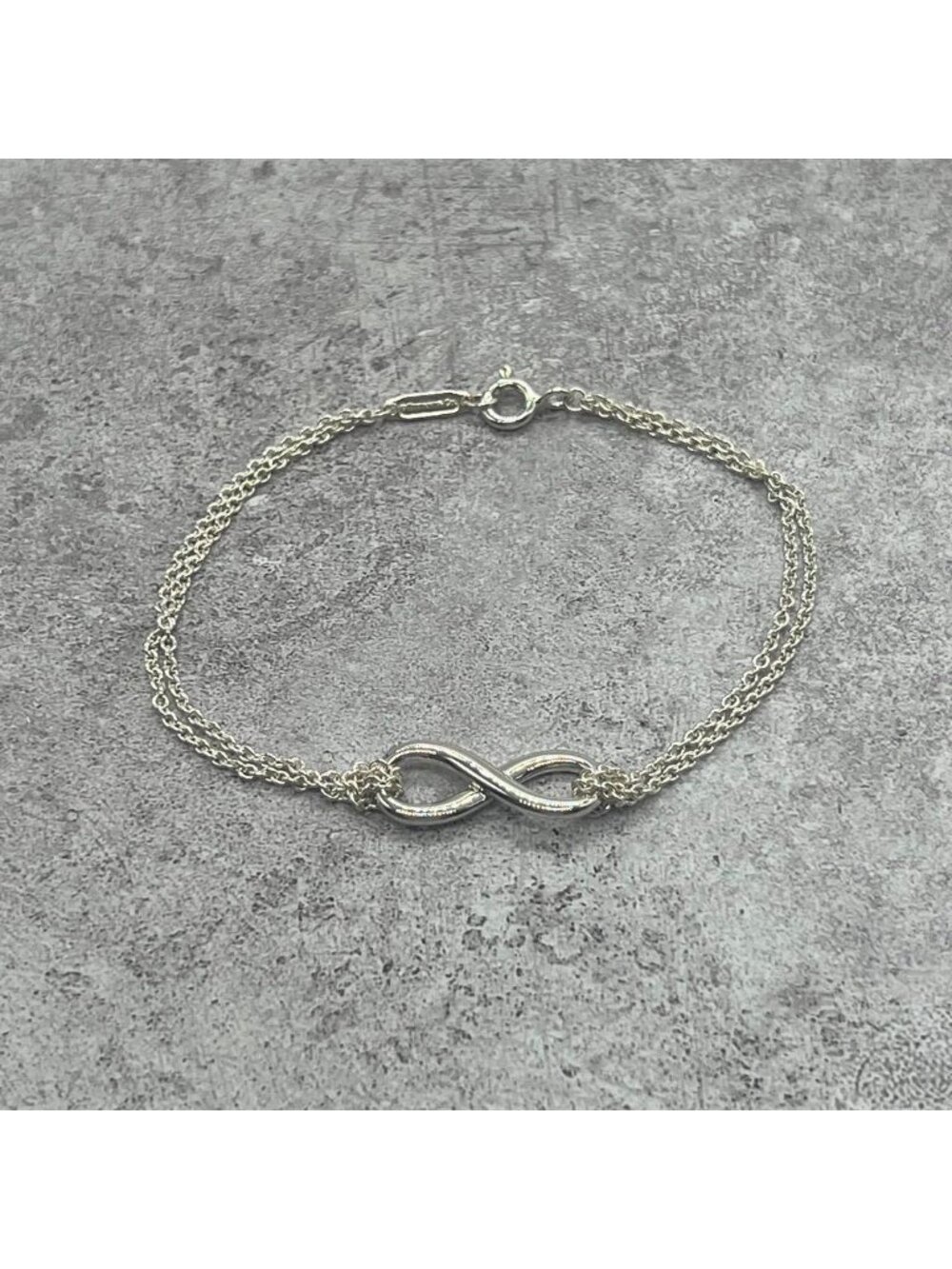 Tiffany & Co Infinity Double Chain Bracelet